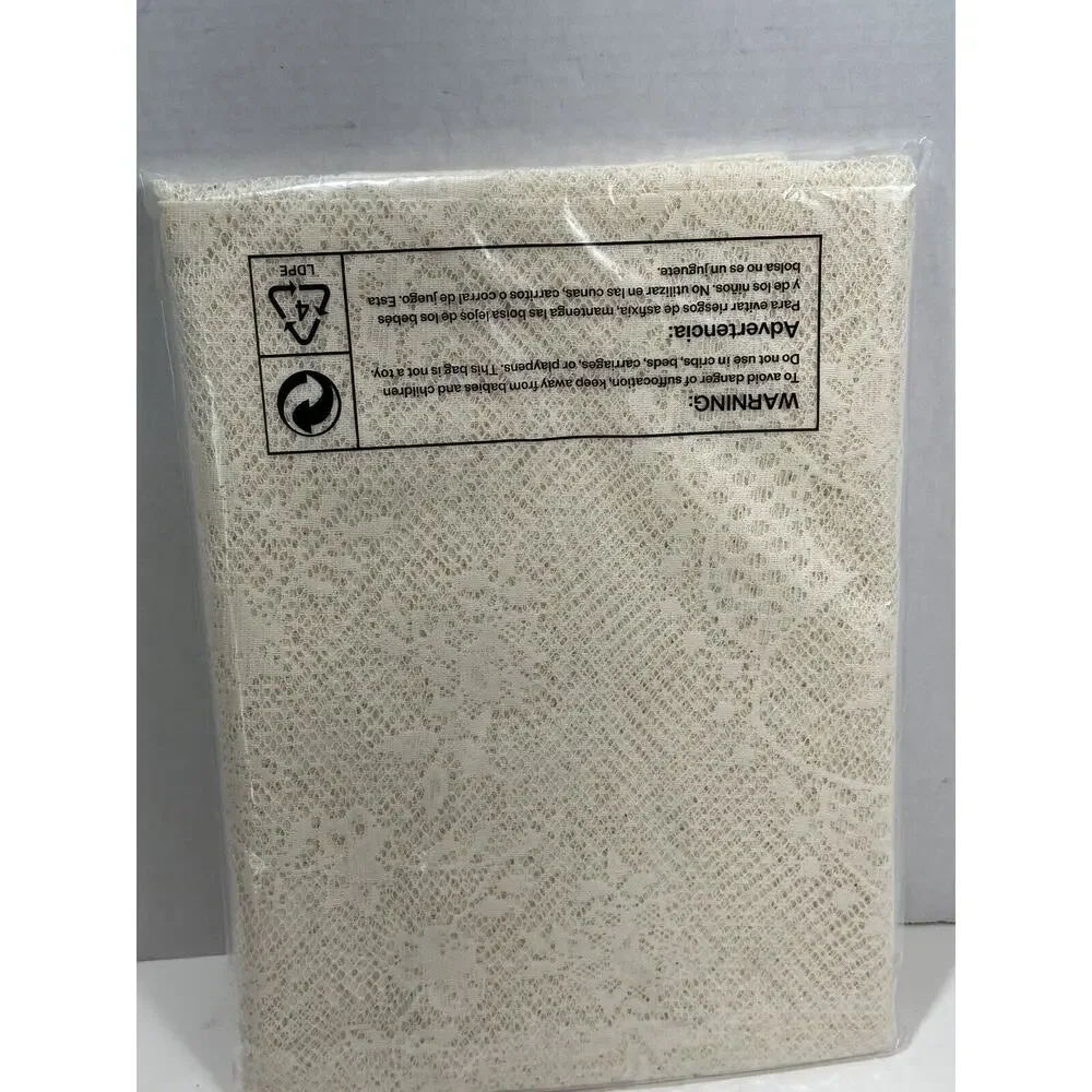Vintage Lace 70” Round Permanent‎ Press Tablecloth RN: 16237 NEW Beautiful